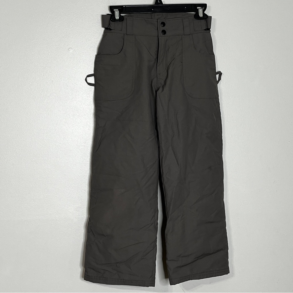MOUNTAIN TEK Boys Grey Adjustable Waist Snowboard Pants Size Medium